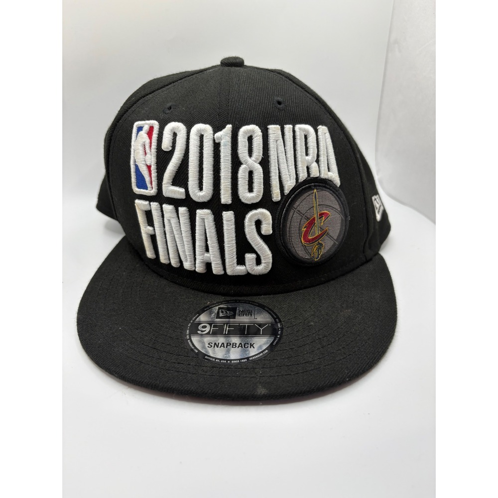 New Era 9FIFTY Cleveland Cavaliers 2018 NBA Finals Snapback‎ Hat Black Mens OSFM
